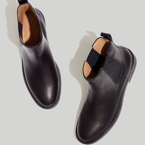 Madewell The Cleary Chelsea Boot Black Leather